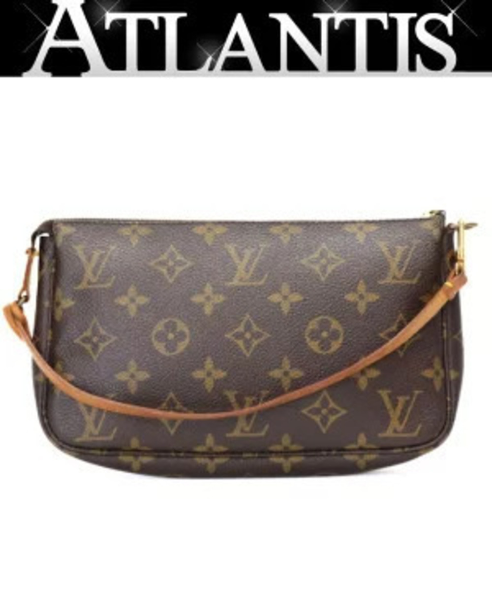 LOUIS VUITTON Pochette Accessoires Accessory Pouch Clutch Monogram